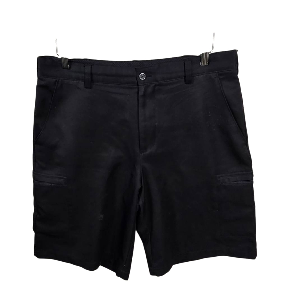 Izod Men’s Black Flat Front Golf Shorts – Waist 33